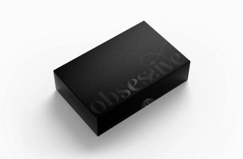 Obsessive Freedom Euridia biustonosz czarny geometryczny push-up