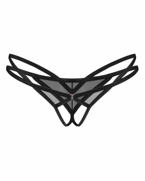 Obsessive Freedom Euridia figi z wycięciem czarne z ozdobą