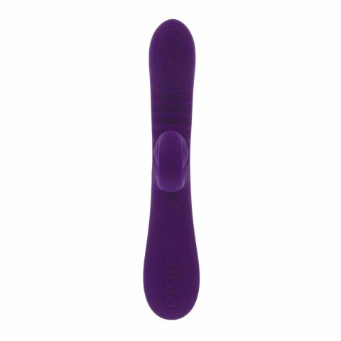 Playboy Curlicue Purple - wielofunkcyjny model spiralny z dwoma silnikami