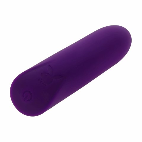 Playboy One & Only Purple - kompaktowy masażer silikonowy wodoodporny