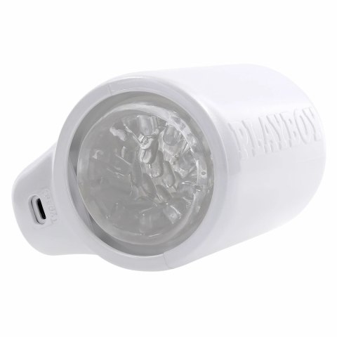 Playboy Spin Doctor White - urządzenie intymne z 7 trybami pracy