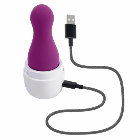 Playboy The Jet Set Tapping Magenta - kompaktowy masażer pulsacyjny USB