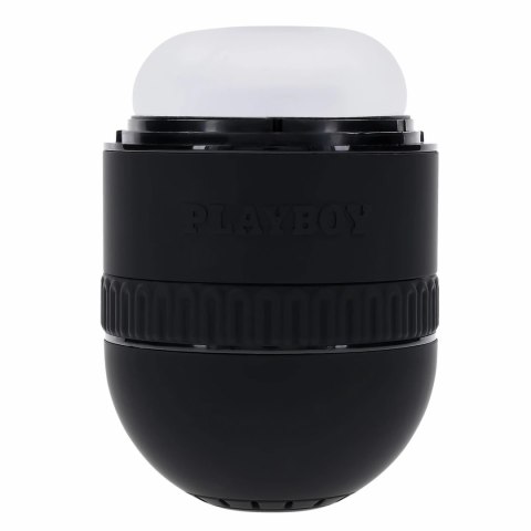 Playboy Tight End Black - dwustronna maszyna intymna z regulacją