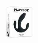 Playboy Triple Threat Black - Wielofunkcyjny wibrator trojstrefowy