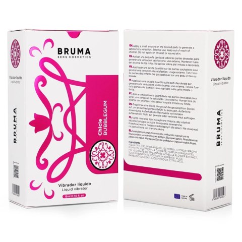 BRUMA Bubblegum Ultra-Ślizgający Żel Intymny 15 ml, dozownik