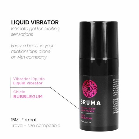 BRUMA Bubblegum Ultra-Ślizgający Żel Intymny 15 ml, dozownik
