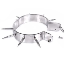 Metal Hard - Obręcz szyjna stalowa z punktami mocowania, O13,5 cm