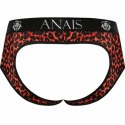 Anais Men Tribal Jock Bikini L czerwona mikrofibra, zwierzęcy wzor