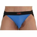 BURN Jockstrap 008 Niebiesko-Czarny L - designerski pas biodrowy