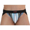 BURN Jockstraps 009 Multicolor/Czarny L - Wysokiej jakości pas biodrowy