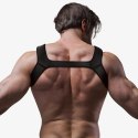 Fetish Submissive Attitude uprząż neoprenowa na klatkę piersiową L