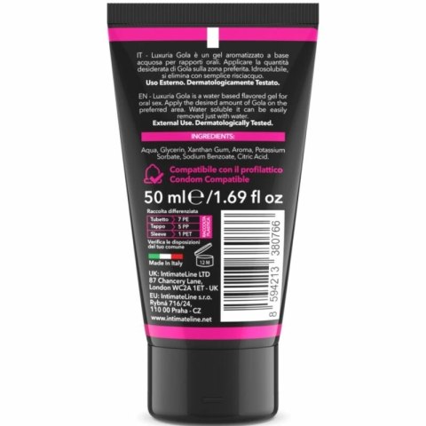 Intimateline Luxuria Żel nawilżający doustny Wiśniowy 50 ml