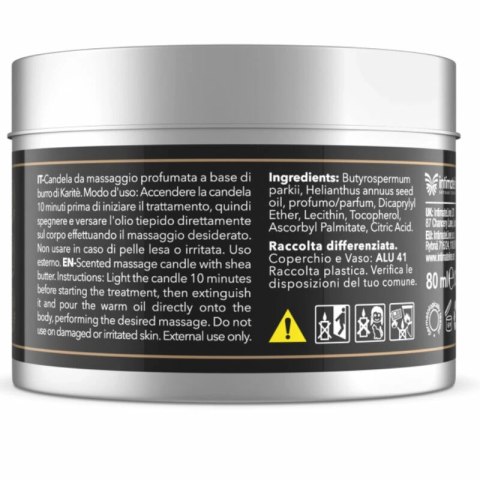 Intimateline Luxuria świeca do masażu czekoladowa masło shea 80g