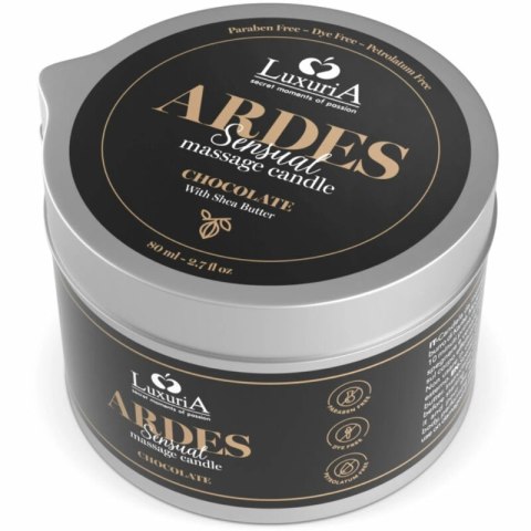 Intimateline Luxuria świeca do masażu czekoladowa masło shea 80g