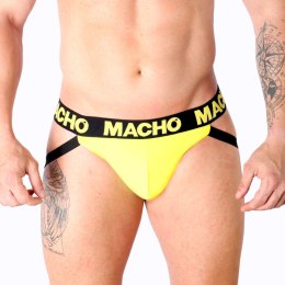 MACHO MX25A Jockstrap Lycra żołty XL - sportowy komfort i przewiewność