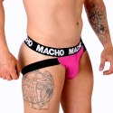 MACHO MX28FR Jockstrap XL rożowy neonowy - elastyczna bielizna sportowa