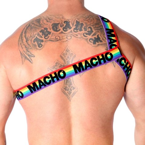MACHO Rzymska szelka Pride L/XL - elastyczna uprząż, unisex