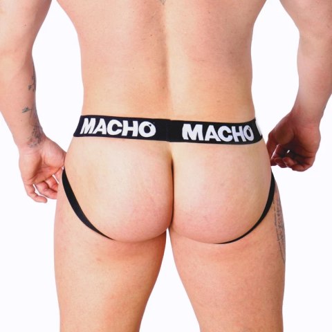 Macho MX26X1 Jockstrap Grid połprzezroczysty biały L
