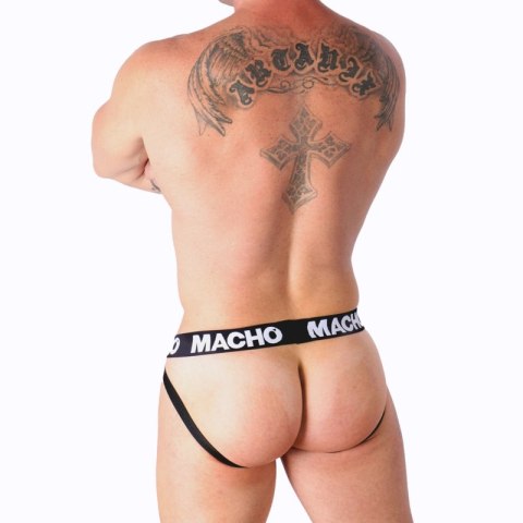 Macho MX26X1 Jockstrap Grid połprzezroczysty biały L