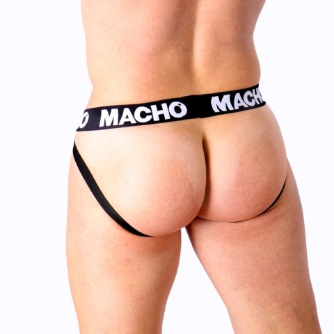 Macho MX28FA Jockstrap żołty S - anatomiczny, lycra, podwojne paski