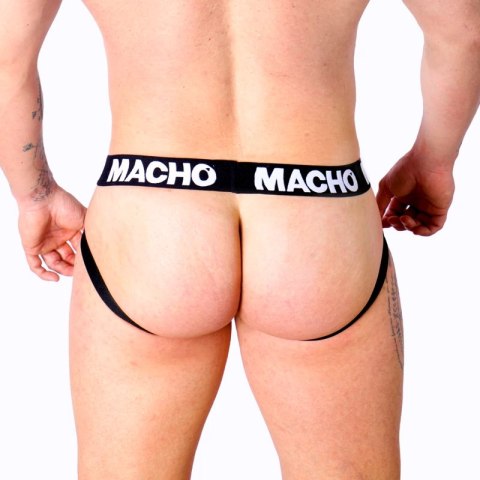Macho MX28FA Jockstrap żołty S - anatomiczny, lycra, podwojne paski