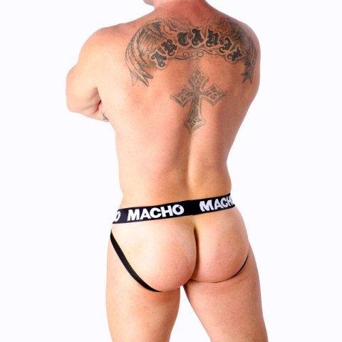 Macho MX28FR Jockstrap rożowy neonowy L - elastyczny anatomiczny kroj