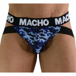 Macho MX28MA Jockstrap Military Blue XL - Anatomiczny Komfort i Wsparcie