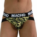 Macho MX28MV Jockstrap Military Green L - anatomiczny, oddychający