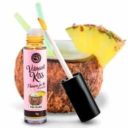 Secretplay Vibrant Kiss błyszczyk do ust Pina Colada 6g jadalny efekt mrowienia