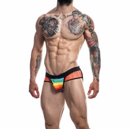 Cut4Men Jockstrap Rainbow XL - sportowa bielizna, ergonomiczny fason