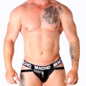 MACHO MX25NC Jock anatomiczny czarna skora XL