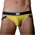 Macho MX22A Jockstrap L/XL żołty - anatomiczna konstrukcja i lycra