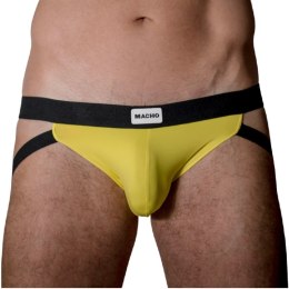 Macho MX22A Jockstrap L/XL żołty - anatomiczna konstrukcja i lycra