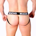 Macho MX27GR Jock szary-beżowy M syntetyczna skora kolekcja Fetish