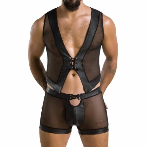 Passion Komplet William Czarny S/M - nowoczesny design, certyfikat Oeko-Tex