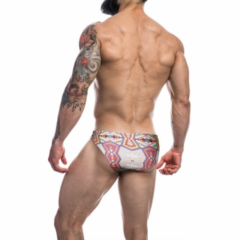 Cut4Men Slip Bikini Aztec L - niskie biodra, lekki materiał