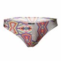 Cut4Men Slip Bikini Aztec M niski stan lekki materiał kolorowy
