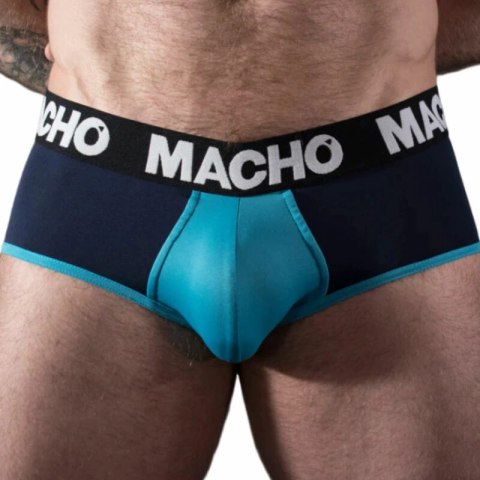 Macho MS26A Slip męski niebieski L oddychający lycra
