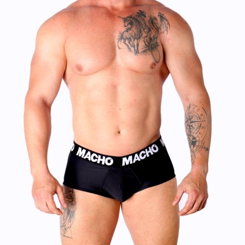 Macho MS30NG HAPPY Slip męski czarny, lycra, rozmiar M