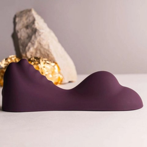 Rocks-Off Ruby Glow Purple - urządzenie intymne sit-on, 10 trybow, silikon