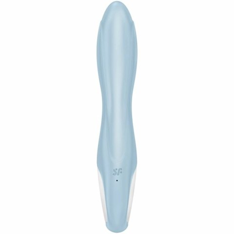 Satisfyer Air Pump Bunny 1 - niebieska maszyna intymna z funkcją nadmuchu