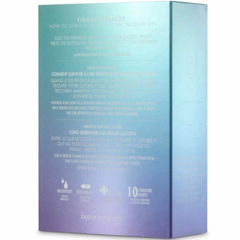 Bijoux Indiscrets Bullet 10 - Wibrujący mini masażer 10 trybow szary