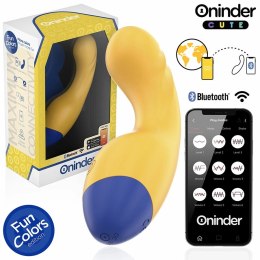 ONINDER CUTE Love Buddy Master - Wibrujący model z aplikacją, żołty 14 cm
