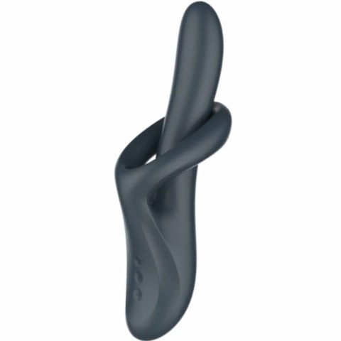 Satisfyer Heat Flex 4 Szary - Wibrator z funkcją podgrzewania i rotacją