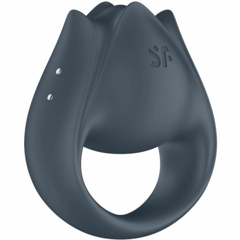 Satisfyer Perfect Pair 2 Grey - Wielofunkcyjny Pierścień i Stymulator 2w1