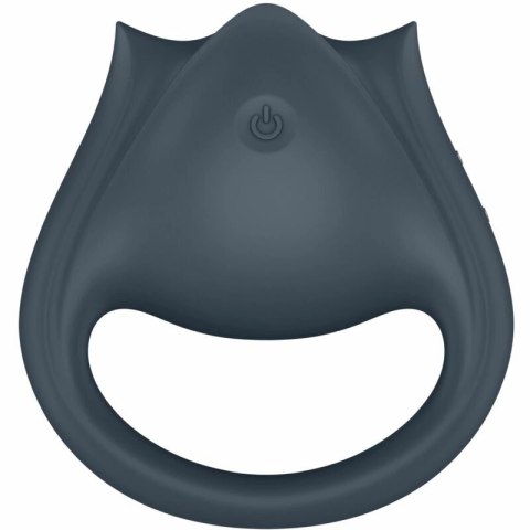 Satisfyer Perfect Pair 2 Grey - Wielofunkcyjny Pierścień i Stymulator 2w1