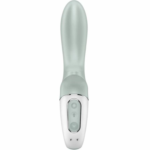 Satisfyer Air Pump Booty 3 szarozielony - anatomiczny model z funkcją powiększania