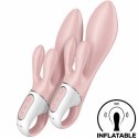 Satisfyer Air Pump Bunny 3 - rożowy, dmuchany model z 12 trybami pracy