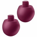 Satisfyer Love Birds Vary kulki treningowe wibrujące Wine Red z aplikacją