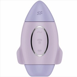 Satisfyer Mission Control Liliowy - Kompaktowe urządzenie z podwojnym systemem impulsow, IPX7